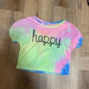 Tie dye crop top